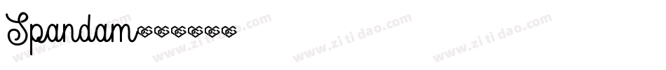 Spandam字体转换