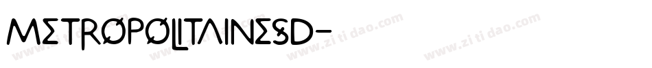 MetropolitainesD字体转换