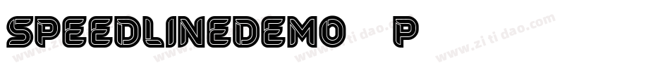 SpeedLineDemo-022P字体转换