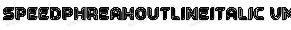 SpeedPhreakOutlineItalic-vmnKA字体转换 SpeedPhreakOutlineItalic-vmnKA字体转换
