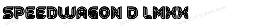Speedwagon3D-lmxX字体转换