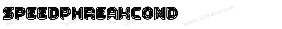 speedphreakcond字体转换
