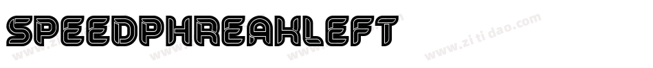 speedphreakleft字体转换