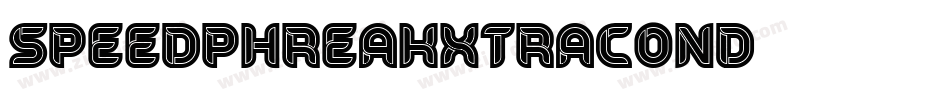 speedphreakxtracond字体转换