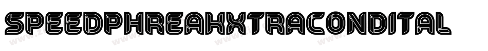 speedphreakxtracondital字体转换