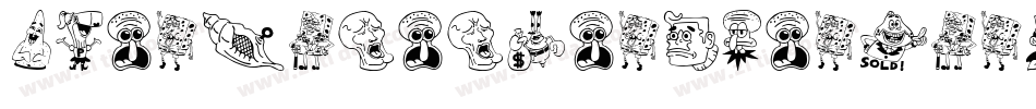 SpongebobFontCondensedRegular-3zZEy字体转换