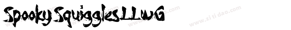 SpookySquiggles-LLwG字体转换