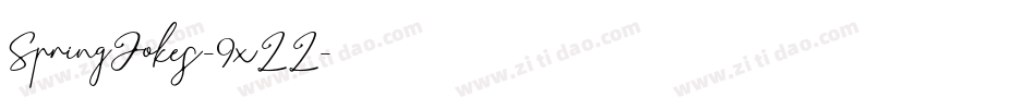SpringJokes-9xLL字体转换