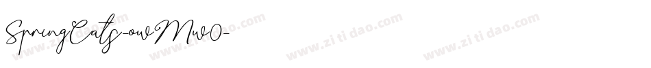 SpringCats-owMw0字体转换