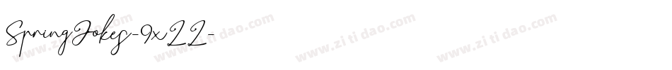 SpringJokes-9xLL字体转换