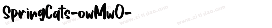 SpringCats-owMw0字体转换