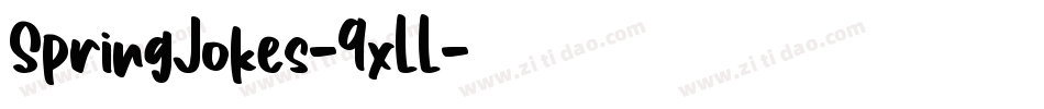 SpringJokes-9xLL字体转换