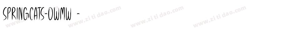 SpringCats-owMw0字体转换