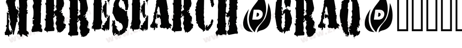 MirResearch-6Raq字体转换