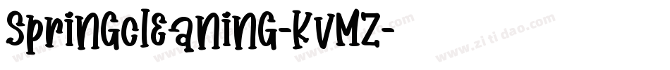 SpringCleaning-KvMZ字体转换