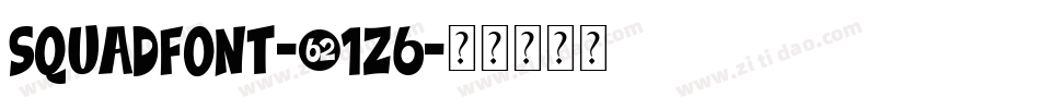 SquadFont-41z6字体转换