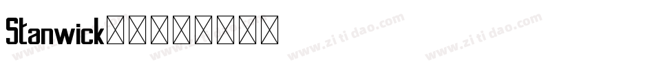 Stanwick-2字体转换