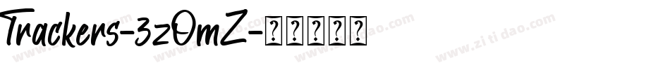 Trackers-3zOmZ字体转换