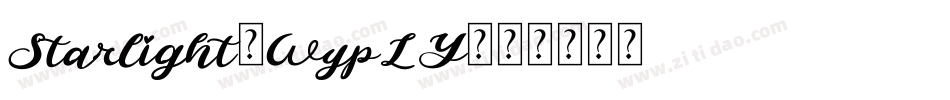 Starlight-WypLY字体转换