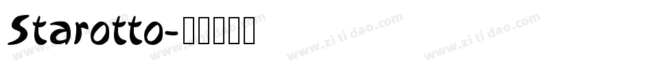 Starotto字体转换