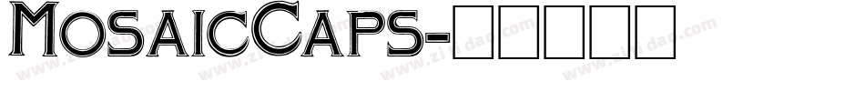 MosaicCaps字体转换