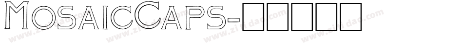 MosaicCaps字体转换