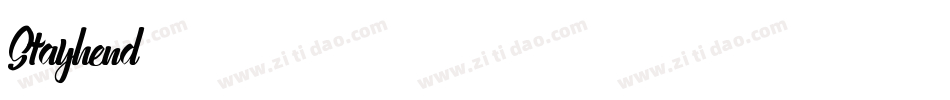Stayhend字体转换