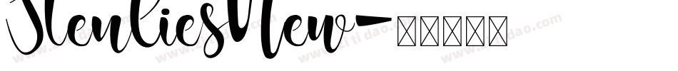 StenliesNew字体转换