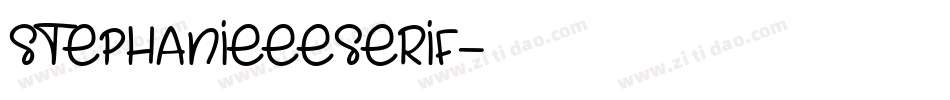 stephanieeeserif字体转换