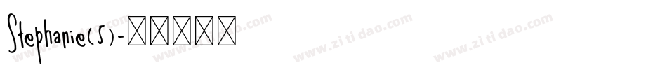 Stephanie(5)字体转换