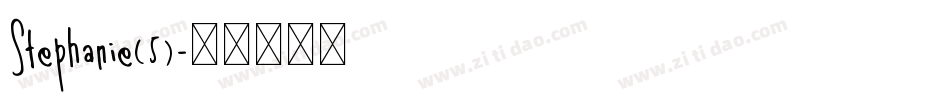 Stephanie(5)字体转换