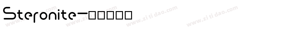 Steronite字体转换
