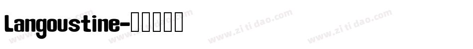 Langoustine字体转换