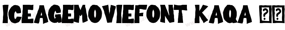 IceAgeMovieFont-KAqA字体转换