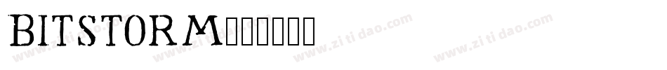 Bitstorm字体转换