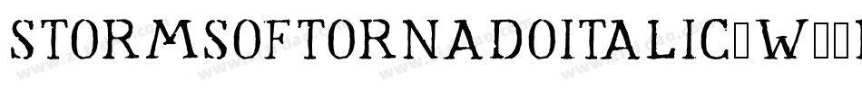 StormsOfTornadoItalic-W21n字体转换