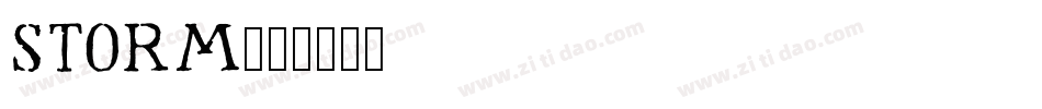 storm字体转换