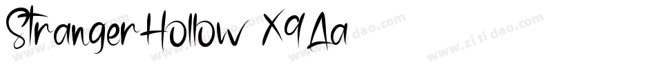 StrangerHollow-X9Aa字体转换