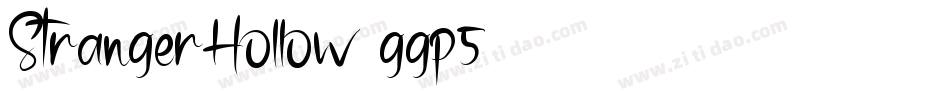 StrangerHollow-ggp5字体转换