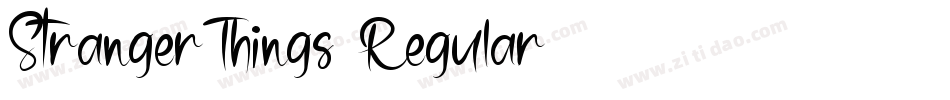 StrangerThings-Regular字体转换 StrangerThings-Regular字体转换