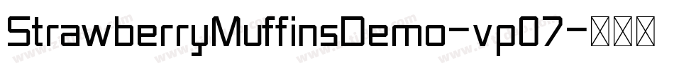 StrawberryMuffinsDemo-vp07字体转换