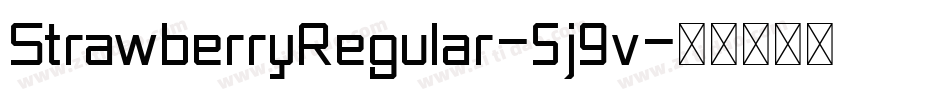 StrawberryRegular-5j9v字体转换