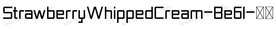 StrawberryWhippedCream-Be6l字体转换