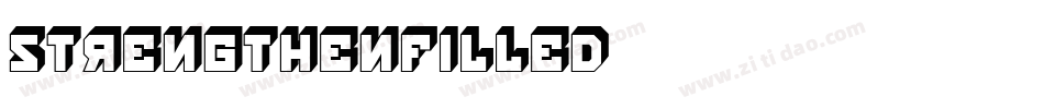 StrengthenFilled字体转换