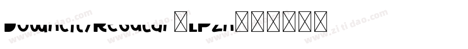 DowncityRegular-LPzn字体转换