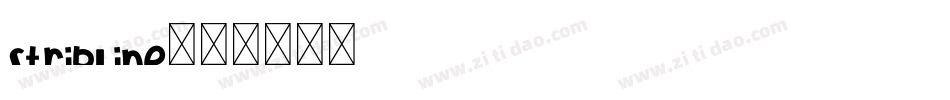 StripLine字体转换