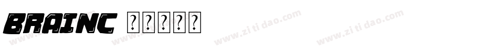 BRAINC字体转换