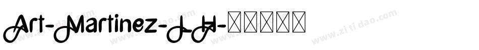 Art-Martinez-LH字体转换