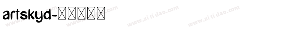 artskyd字体转换