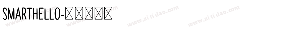 SMARTHELLO字体转换